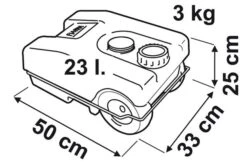 Fiamma 23W Roll-Tank Abwassertank -Deutschland Camping-ausrüstung Verkäufe 2024 1458 1458 images other pop fiamma rolltank 23w1 1 ecommerce