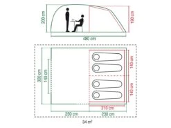 Coleman Vespucci 4 Tunnelzelt -Deutschland Camping-ausrüstung Verkäufe 2024 357052 357052 images other coleman vespucci 4 3 2 ecommerce