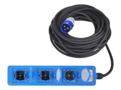 ProPlus 10 Meter CEE 3-fach Schuko-Steckdosenleiste