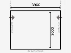Dometic Grande Air Pro 390 M Vorzelt -Deutschland Camping-ausrüstung Verkäufe 2024 579993 579993 images other kampa dometic plattegrond grande 390 m 2021 ecommerce