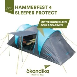Skandika Hammerfest 4 Sleeper Protect Kuppelzelt -Deutschland Camping-ausrüstung Verkäufe 2024 621e1ff47ea7a9.62671466
