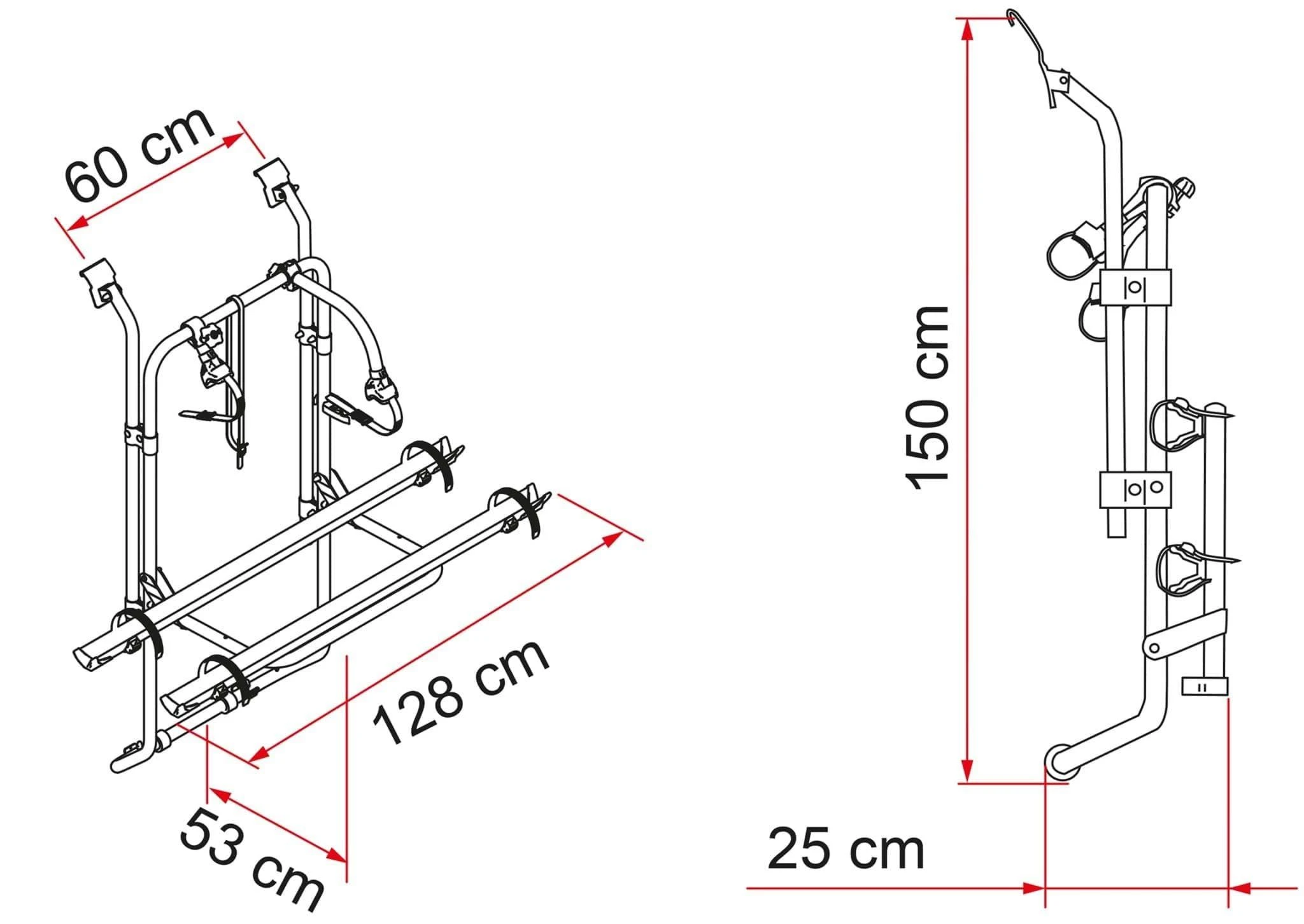 Fiamma Carry-Bike Ford Transit Fahrradträger 3 Fiamma Carry-Bike Ford Transit Fahrradträger – Bild 2
