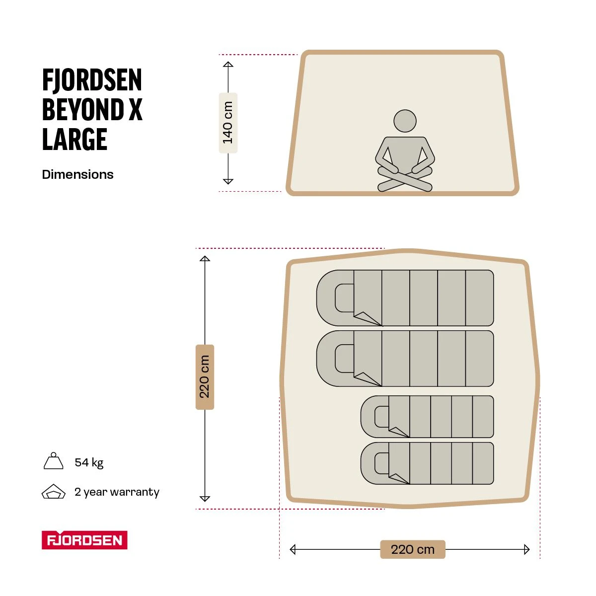 Fjordsen Dachzelt Beyond X Large Dachzelt 6 Fjordsen Dachzelt Beyond X Large Dachzelt – Bild 4