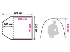Obelink Shelter 3 CoolDark Kuppelzelt 15 Obelink Shelter 3 CoolDark Kuppelzelt -Deutschland Camping-ausrüstung Verkäufe 2024 obelink shelter 3 cooldark floor plan ecommerce 7d85